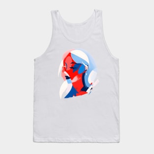 Picasso Style Beauty Side Face Tank Top